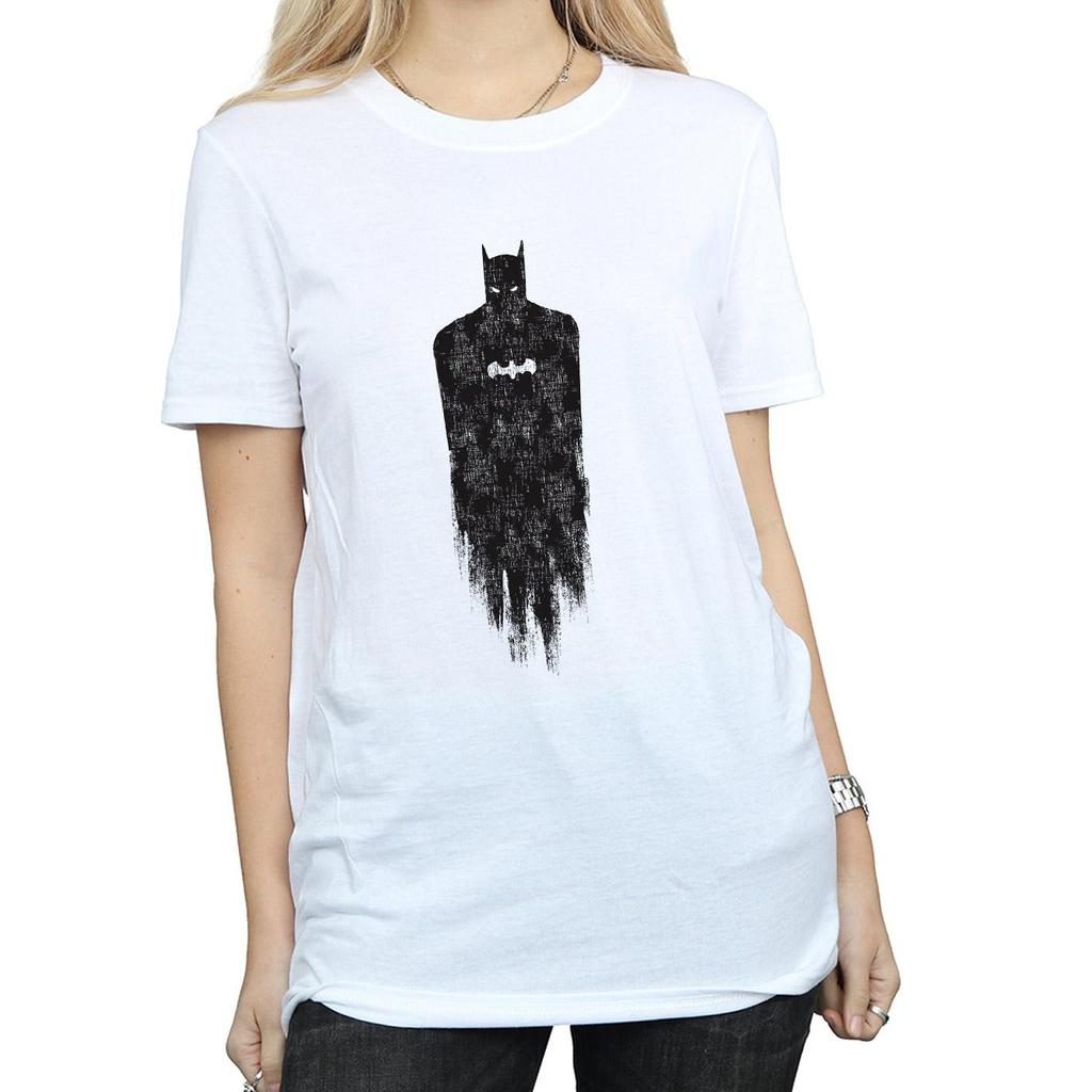 DC Comics Womens/Ladies Batman Brushed Cotton Boyfriend T-Shirt