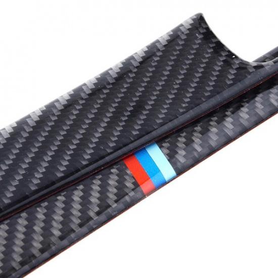 Real Carbon Fiber M Color Toolbox Cover Trim For BMW F30 F34 2003-2018