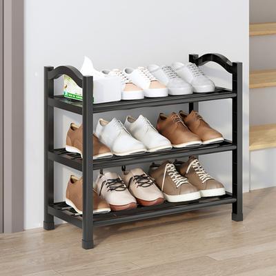 Schuhregal Organizer Starke Tragfähigkeit Mehrschichtiges Design Robuste Konstruktion Hohe Stabilität Einfache Installation Metallschuhregal