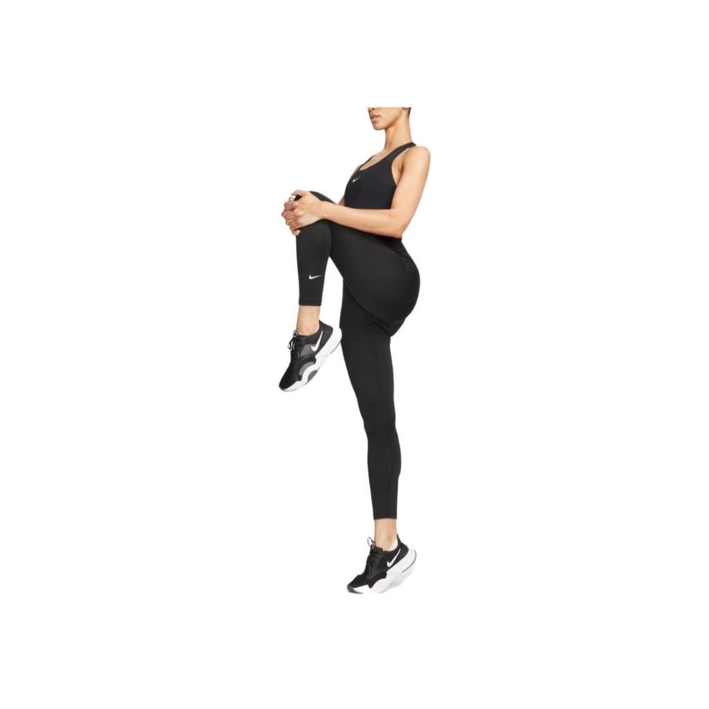 Nike Therma-Fit One Solid High-Waisted Nine-Point Tight Casual Sports Pants Women Bottoms Black FB8613-010