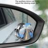 2x 360 Degree Adjustable Blind Spot Mirror Car Auxiliary Rearview Convex M D3P7