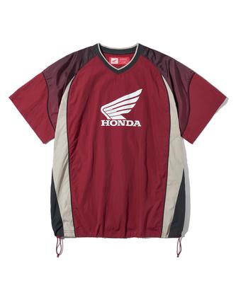 PHYPS MOTORCYCLE Speed Track Nylon T-Shirt Red