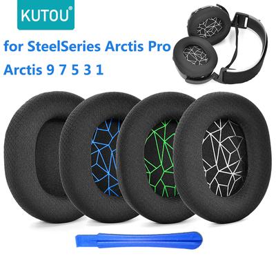 Náhradné náušníky Vankúšik pre herné slúchadlá SteelSeries Arctis Pro 9 7 5 3 1 Vysoko elastický poťah na náušníky Príslušenstvo