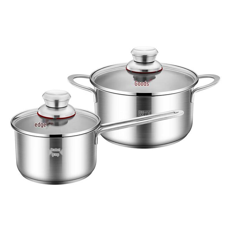 Pinye Dazhengle 304 Stainless Steel 2-Piece Pot Set