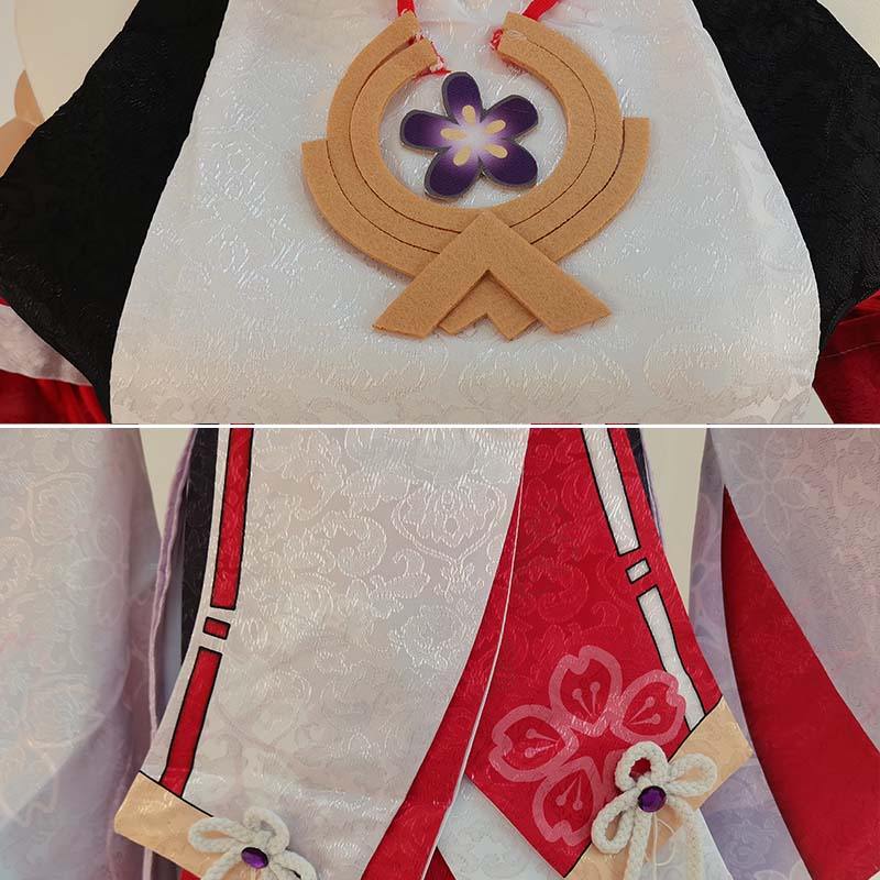 Yae Miko Celá súprava Guuji Yae Cosplay Kostým Parochňa Zarábajúca Pokrývka hlavy Uši Chvost Pre Comic Con