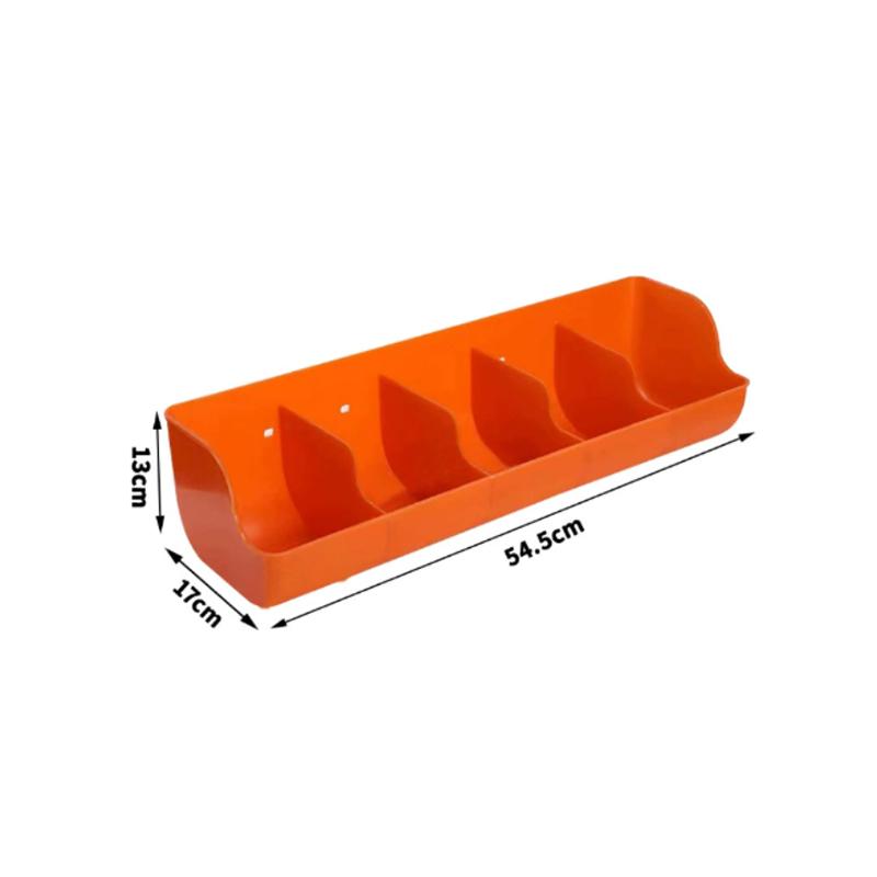 5 Slots Piglet Fodder Bowl Farm Use Livestock Feeding Dish Stable Multi Compartment Feeder for Animals