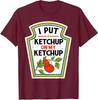 Ho Messo Ketchup Sul Mio Ketchup Pomodoro Fai Da Te Halloween Maglietta Unisex