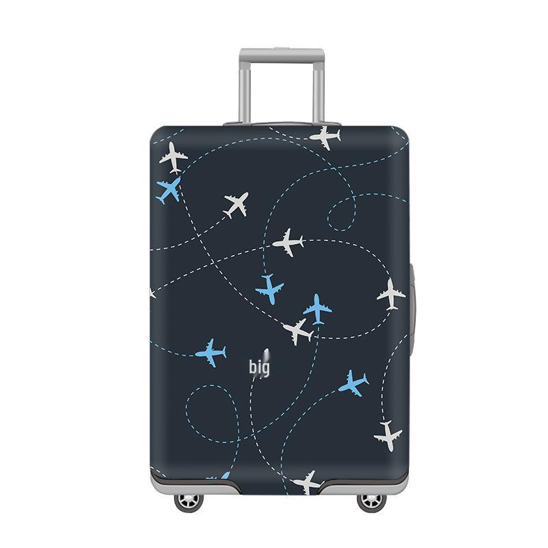 Thickened Elastic Printed Luggage Protector & Dust Cover