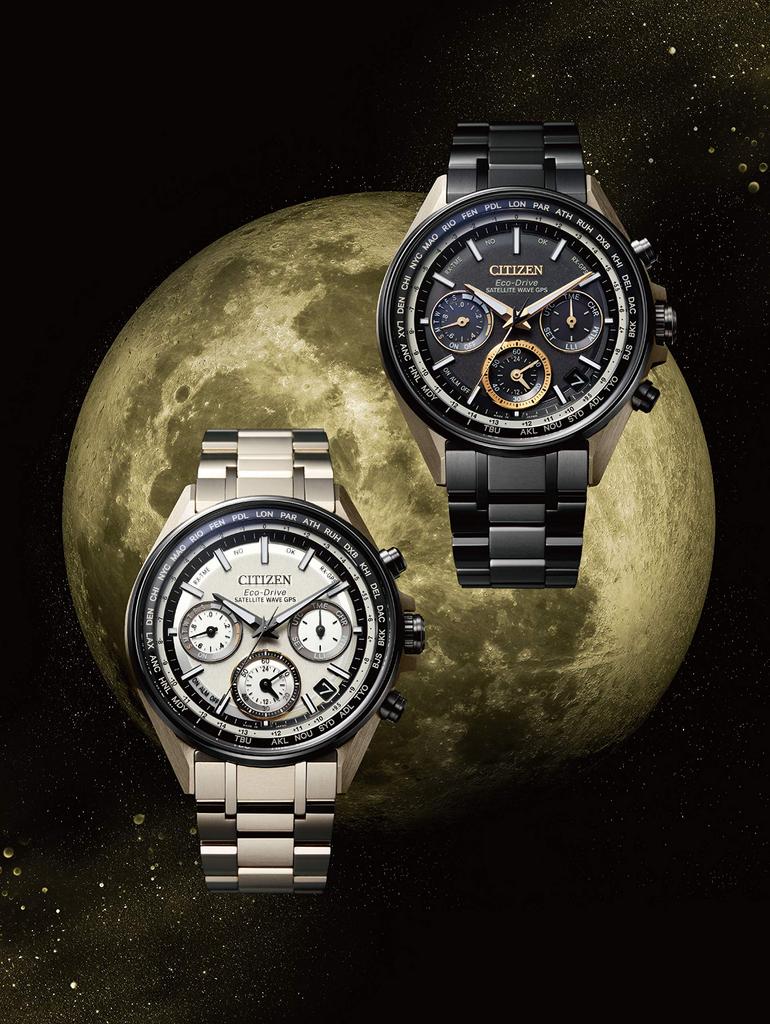 ATTESA F950 GPS Satellite Radio Moon Gold Limited Limited To Gold [CITIZEN] Eco-Drive Watch, Edition, 1,000 Pieces, CC4004-66E, Men's,