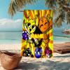 Custom Name Ultra-Soft Beach Towel with Sprunki Theme,Ideal for Pool - Camping, Diving - Perfect Travel Essential, Vibrant Beach Towel.