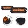 LED Side Marker Lights Yellow Lamp Indicator Parts