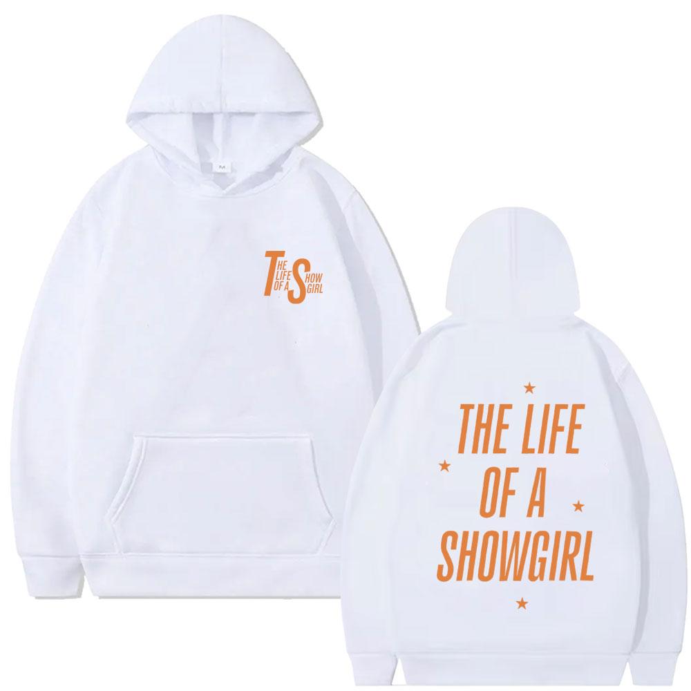 The Life of A Showgirl Album Merch Hoodie Men Women Fashion Oversized Pullover Unisex Vintage Casual Fleece Sweatshirt