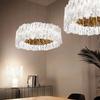Nordic Luxury Pendant Light Italian Designer Circular LED Pendant Light Living Room Home Decoration Bedroom Lighting Fixtures