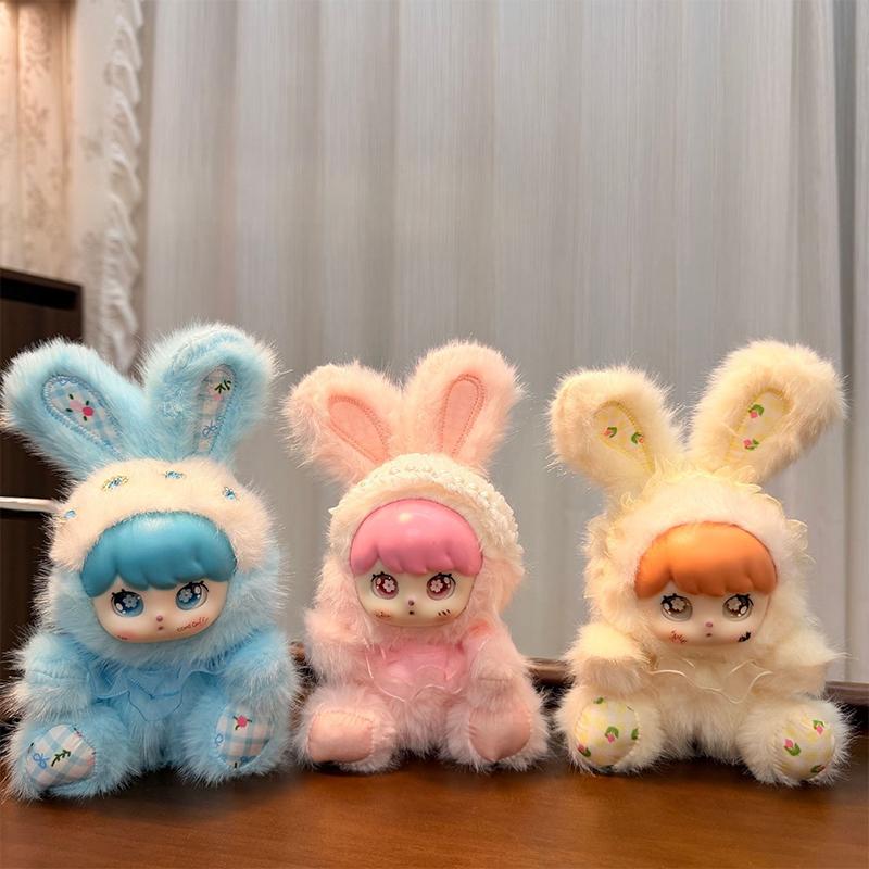 Cute Bunny Vinyl Doll Toy Ornaments Pendant Keychain Backpack Hanging Decoration