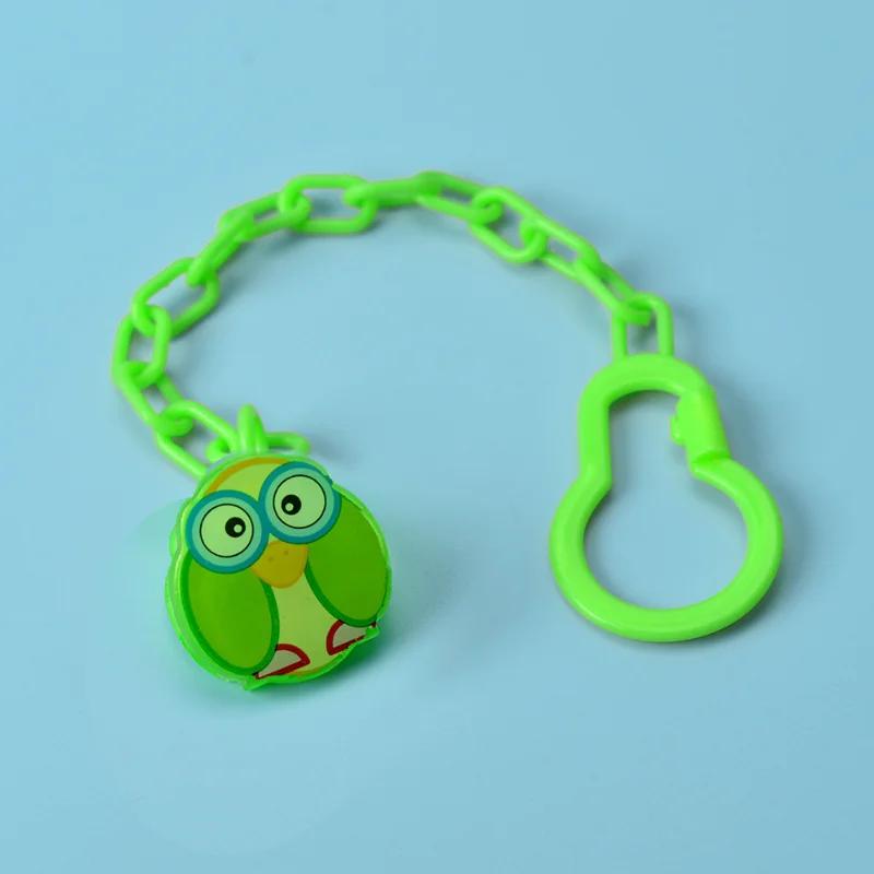 New Pacifier Leash Clip Cartoon Animals Nipple Baby Bibs Clip Pacifier Chain Holder Leash Newborn Baby Feeding Accessories