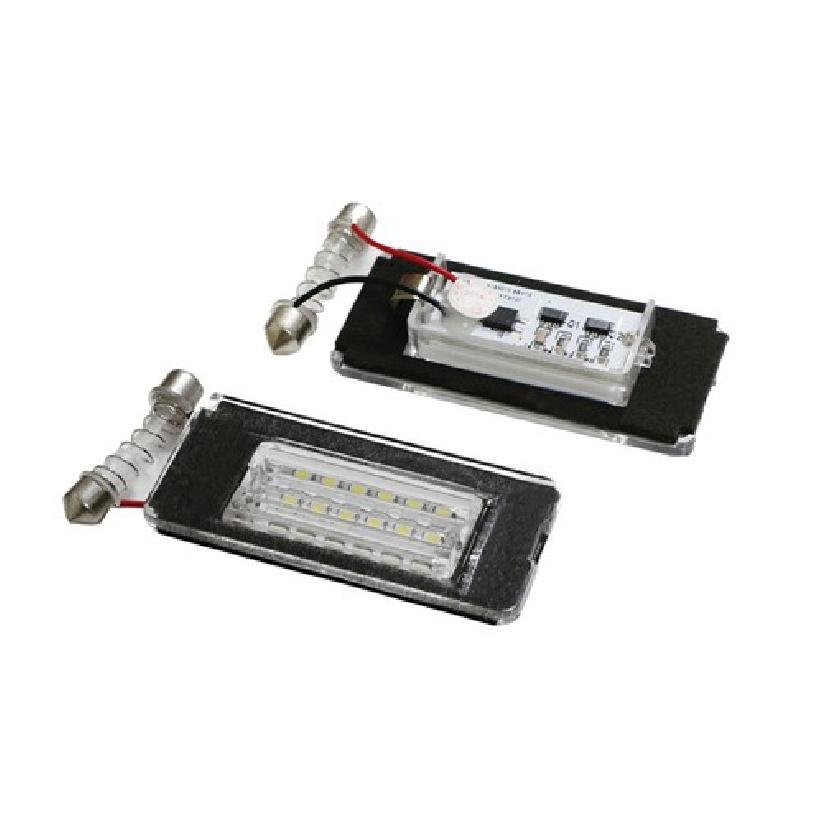 Direct Fit White LED License Plate Lights Lamps For MINI Cooper R56 R57 R58 R59