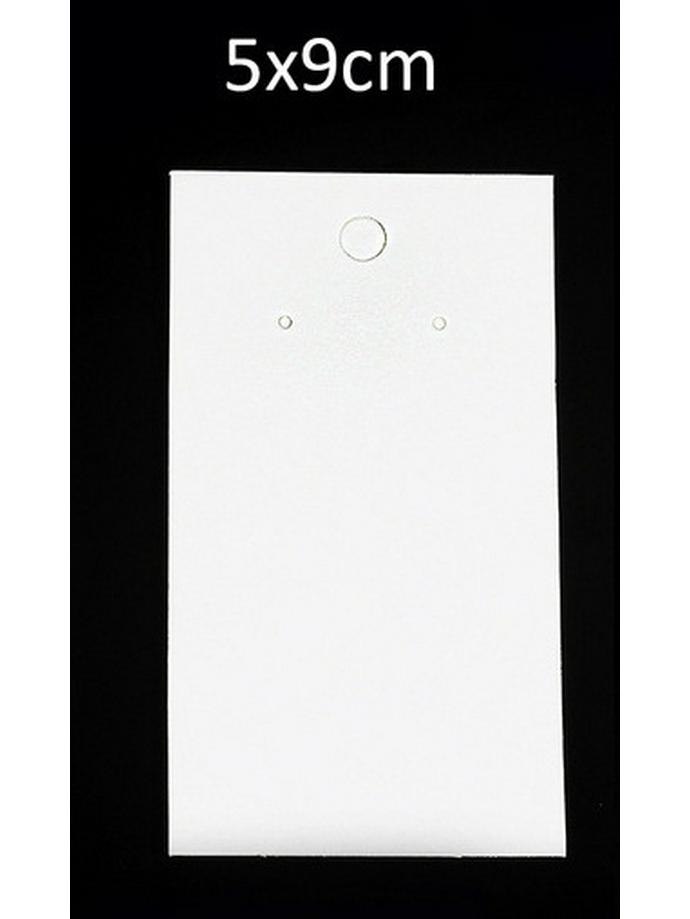 Kraft Paper Jewelry Card for Earrings and Necklaces - 2.5x3.5cm