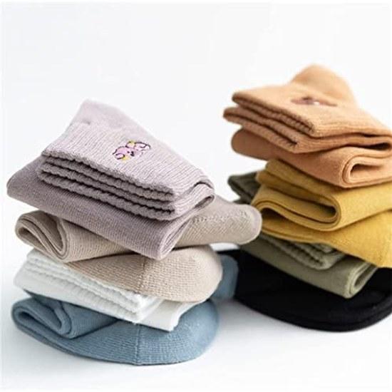 KASVIN Bulletproof Boy Scouts Socks BTS Goods Cute Antibacterial Deodorant Breathable Support Popular Korean Wave 8-Pair Set Summer Unisex Celebration