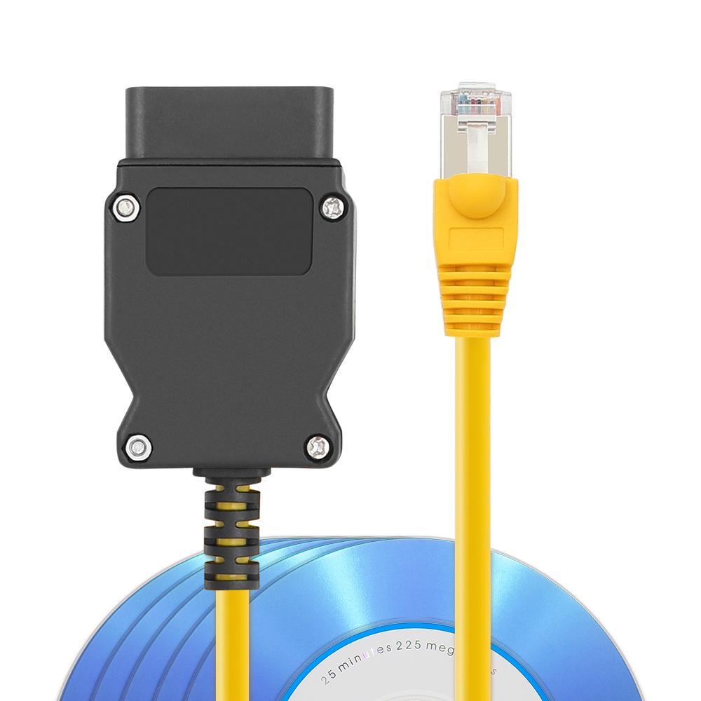 ESYS ENET I-COM  Cable For BMW E-SYS Coding F-series OBD OBD2 Diagnostic Cable Refresh Hidden Data OBD Diagnostic Scanner Coding ECU Programmer