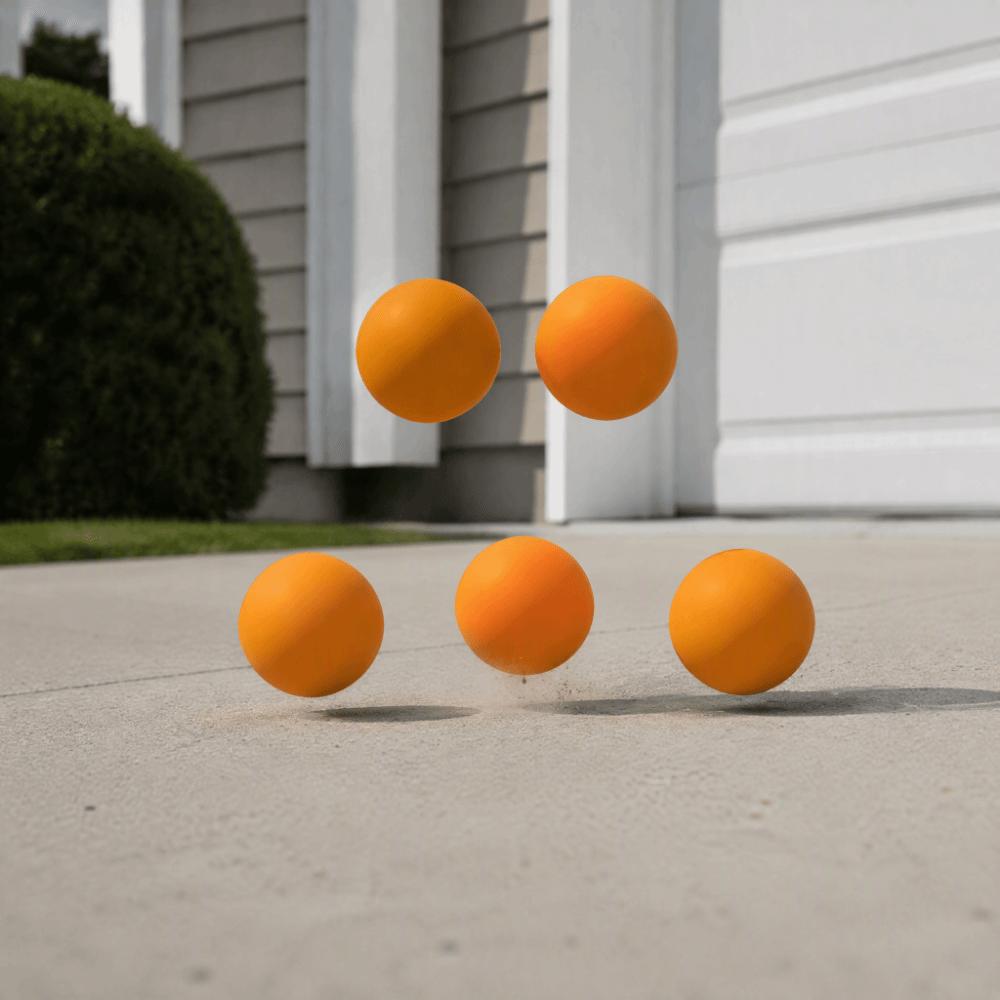 5 Stück Gummi Squashball 6 cm Durchmesser Hohl Squash Übungsball Reaktionsübung