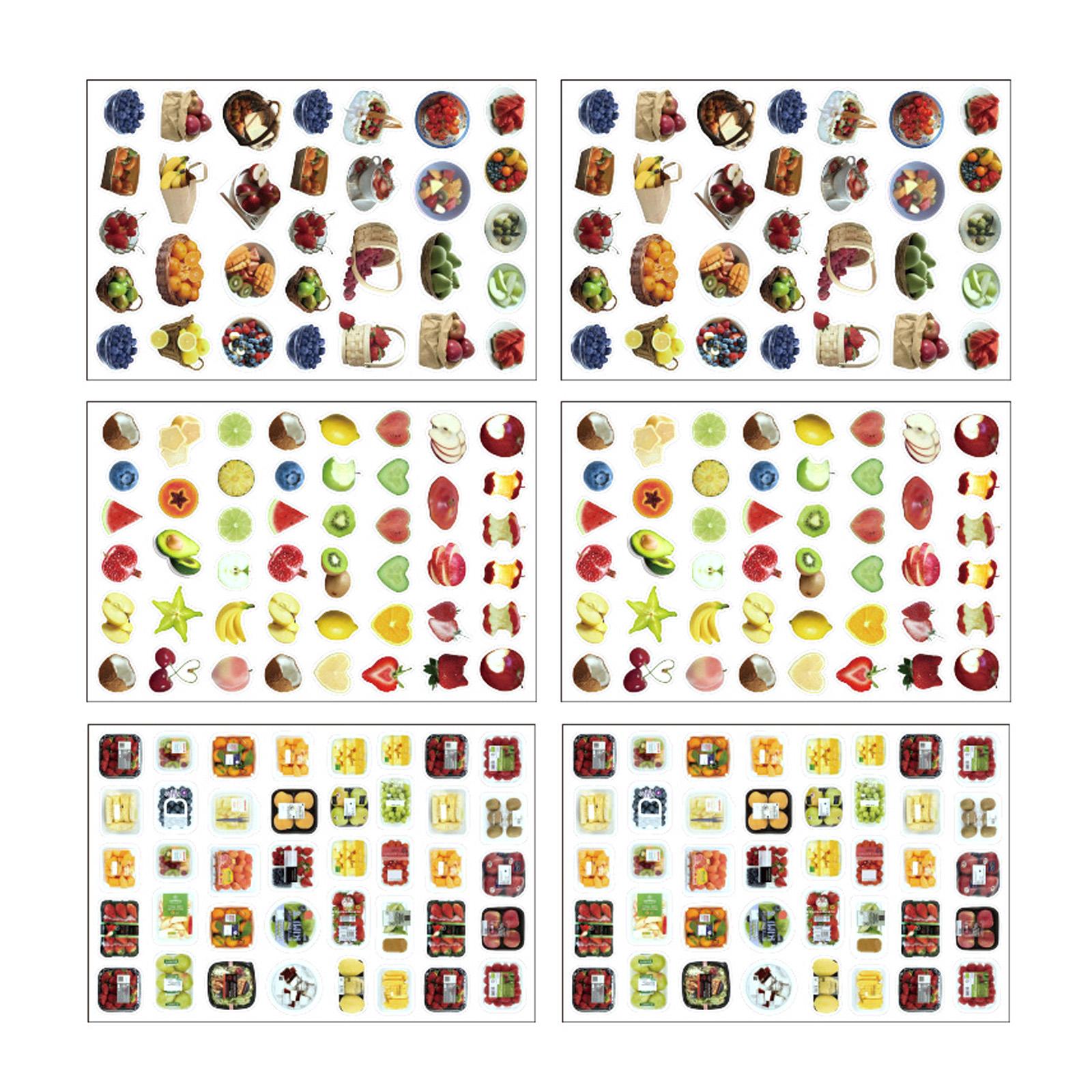 

6 листов декоративных наклеек для скрапбукинга для взрослых студентов, наклейки для дневника, эстетические наклейки, наклейки для скрапбукинга 2