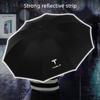 Fully Automatic UV Umbrella With LED Flashlight Reflective Stripe Reverse Umbrellas For Tesla Model 3 S X Y Accessories
