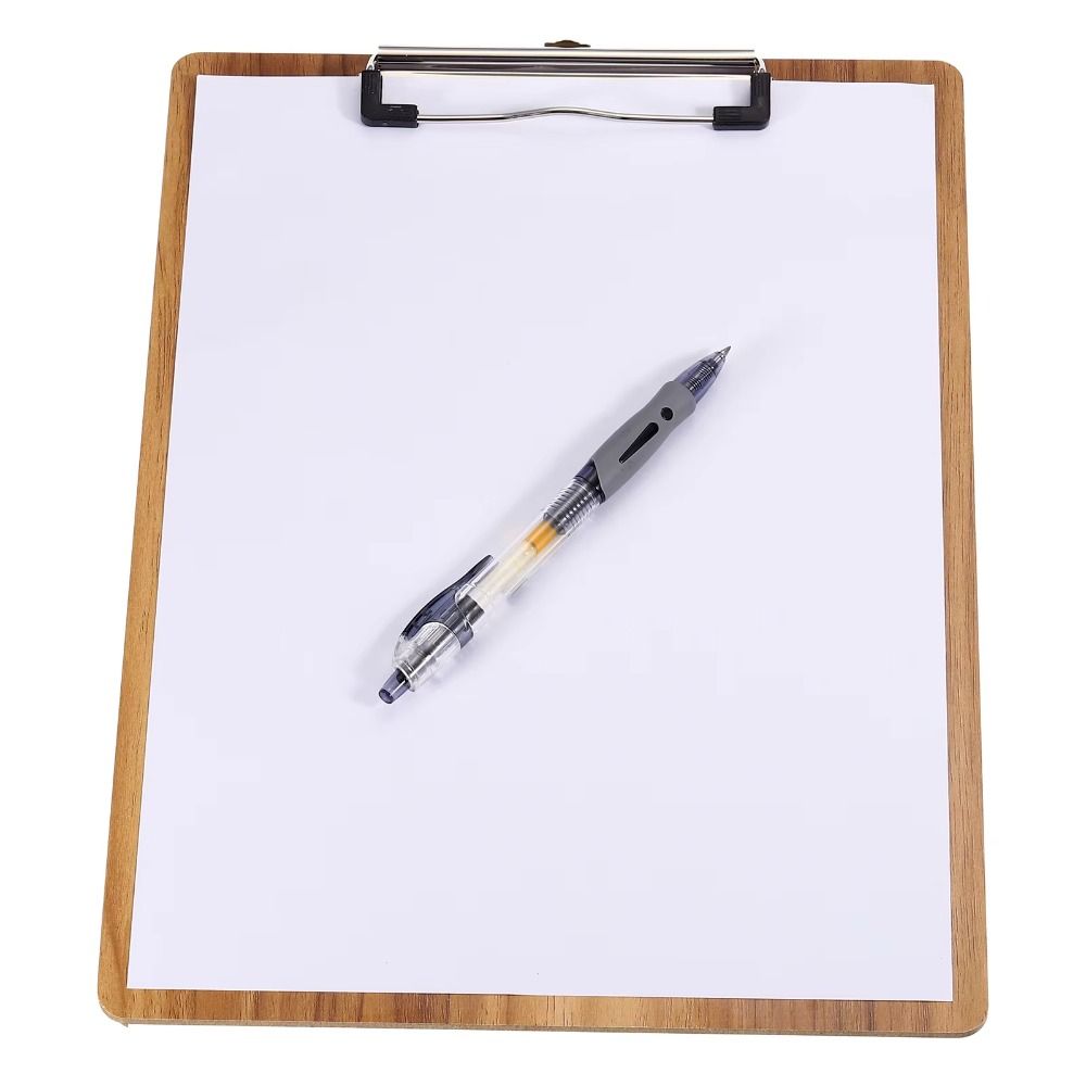 Reinforced A4 Memo Folder Hardboard File Clip Board Portable Writing Clipboard Sketching Board
