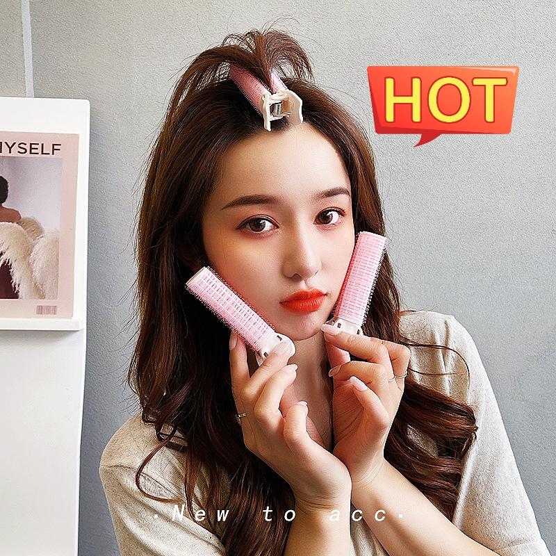 5 Colors Hair Root Fluffy Clip Bangs Curler Self-adhesive Curling Hair Rollers