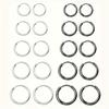 5 Pairs/set of Stainless Steel Earrings - Fashionable and Lightweight Unisex Earrings | Comfortable and Minimalist Style