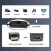 PW-012-MM Micro USB2.0 Cable with On/Off Power Switch Button Micro 5 Pin Male to Female for DC 5V Desk Lamp Fan Camera