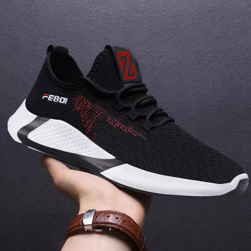 Lässige Sportschuhe Herrenschuhe Stall Mesh atmungsaktive Laufschuhe Modetrend Meshschuhe
