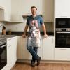 High-value Barbecue Creative And Interesting 3D Printed Waterproof Apron High-value Printed Apron.
