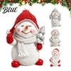 Tiered Tray Decor Christmas Snowman Resin Figurine Festive Tabletop Ornament for Home Living Room Winter Decorations Dining Table Decor Cute Holiday