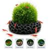 Neocaridina Breeding Cave 2Pcs Shrimp Caves for Plants, Aquarium Round Hideouts, Cherry & Dwarf Decorations Hides Moss Ferns And Anubias, Tank