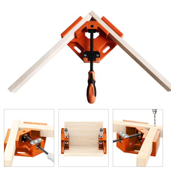 

Практичный зажим на 90 градусов, противоскользящая ручка, быстроразъемный гаджет, зажимной инструмент под прямым углом, держатель тисков