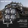 D1 3 Inch 40W Square Spotlight IP67 Waterproof Car LED Work Light 12V/24V Off Road Fog Lamp