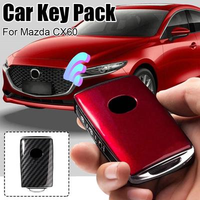 Mazda için CX60 CX-60 CX 60 2022-2023 ABS Araba Uzaktan Oto Anahtar Aksesuarları Kılıf Koruma W7A9