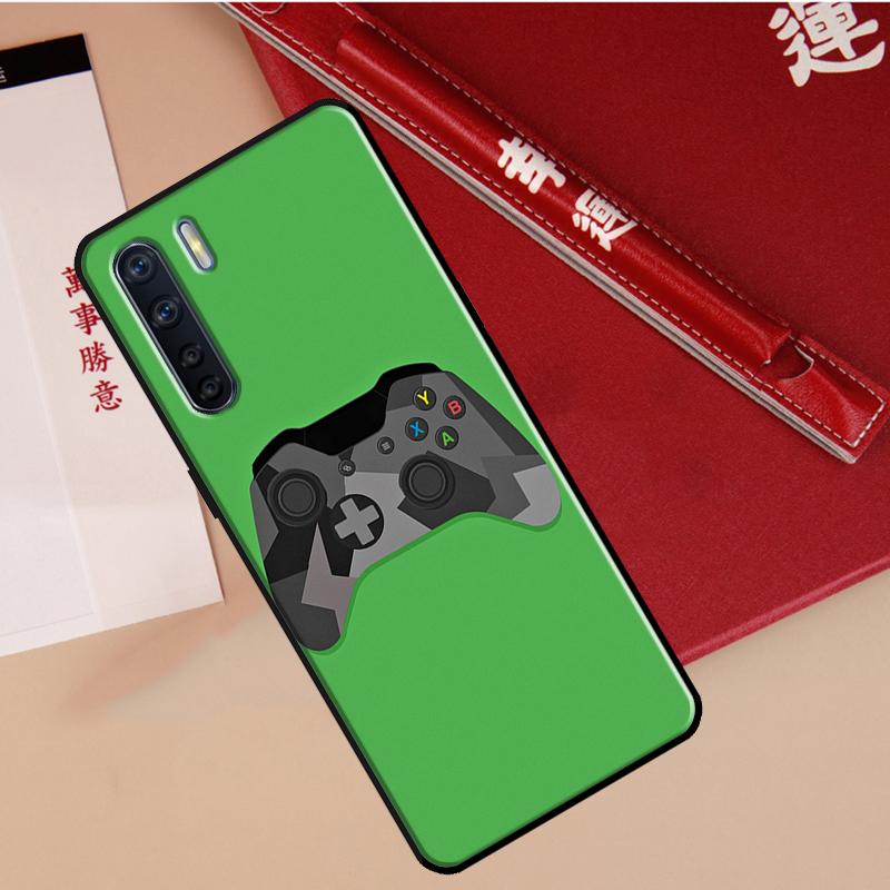 Cool Gaming Controller Case For Oppo A78 A38 A80 A60 A40 A18 A98 A58 A96 A76 A16 A94 A74 A54 A15 A17 A57 A77 A5 Pro