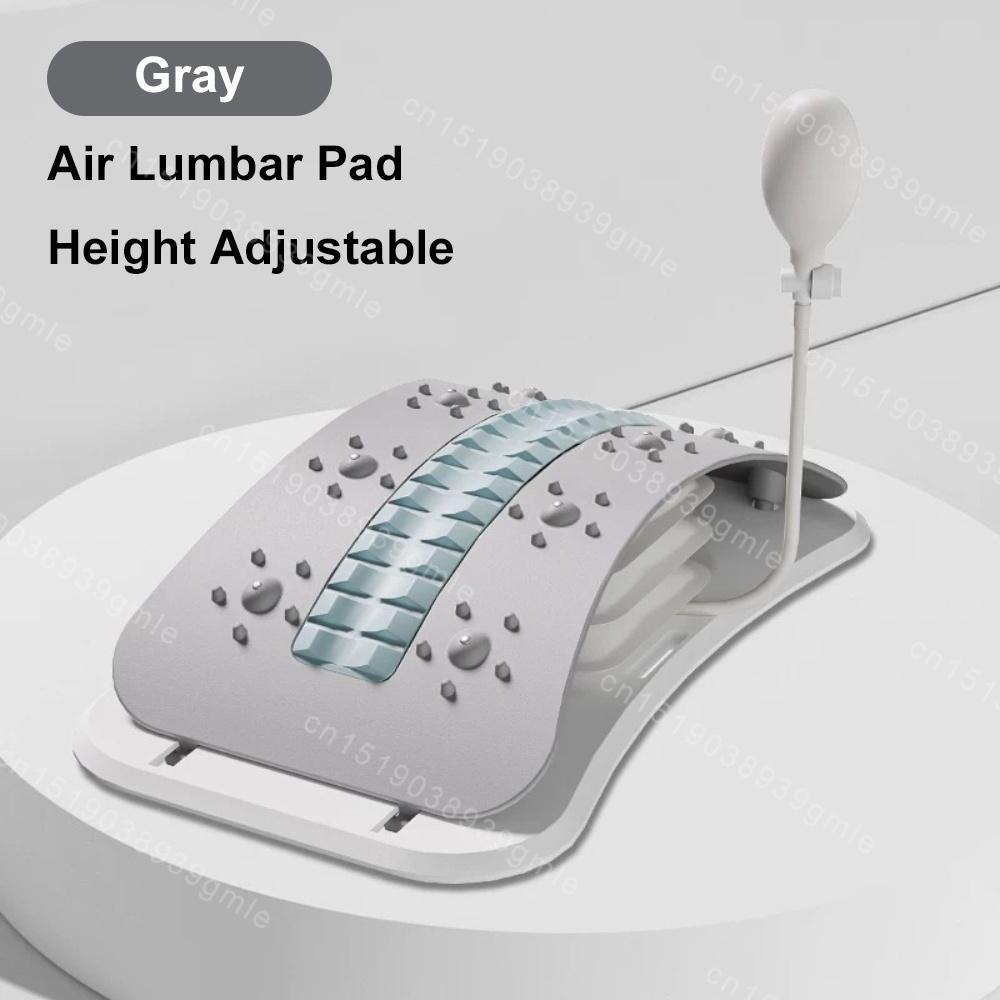 Airbag Back Stretcher Device Spine Correction Support Adjustable Lumbar Cervical Muscle Relax Waist Neck Back Massager Traction