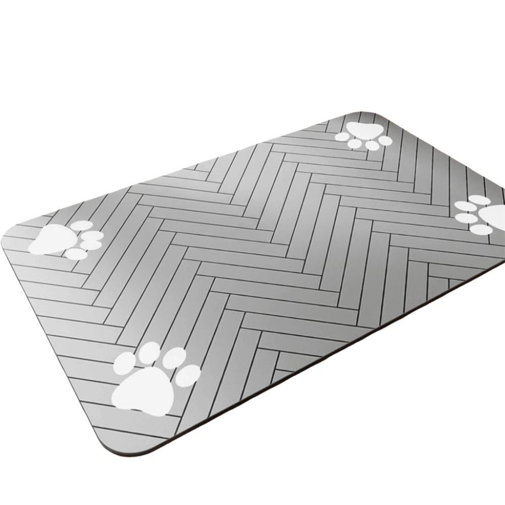 Waterproof Pet Dish Mats Quick-Dry Absorbent Pet Placemat New Pet Cat Dog Feeding Mat  Dog Feeding
