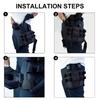 Tool Pouch with Belt Clip Tool Bag for Leg Pocket Pouch Tool Holder for Electrician Automotive Cellphone Holder