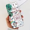 For OPPO A52 Case OPPOA52 CPH2069 A 52 Flower Phone Case Fashion Transparent Silicone Soft TPU Back Cover For OPPO A72 A92 Coque