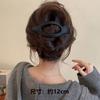 Large Plastic Hair Claw Clip Matte Hair Clamps Grab Hollowed Oval Geometric Barrettes Hairpin Women Hair Accessories