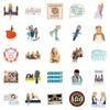 50 Song and Dance Movies Mama Mia Graffiti Stickers Decorate Suitcase Pen Guitar Notebook Waterproof Hot Stickers