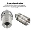 Washer Nozzle Stainless Steel Thread Surface Cleaner Sink Drain Jetting Hose Cleaning Tool Kitchen industry Outdoor