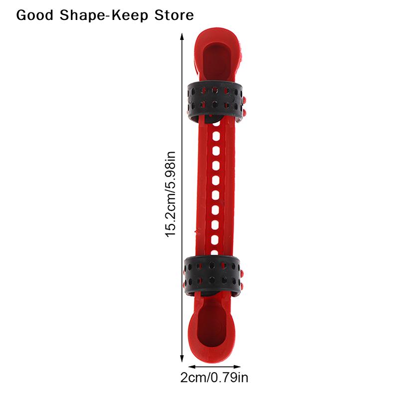 1/5Pcs Universal Fishing Rod Winding Device With Adjustable Fishing Reel Holder 2/10 Leather Strap Quick Portable Board Device
