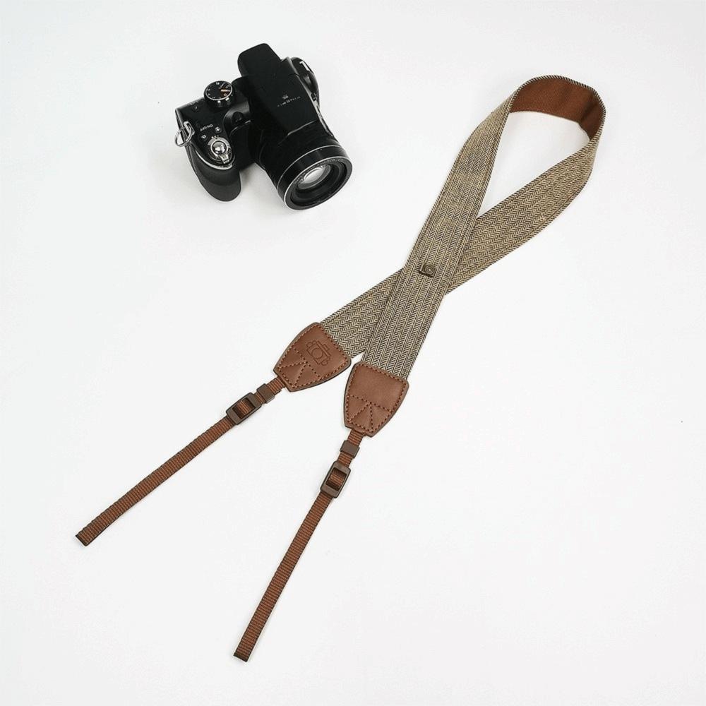 Retro Camera Shoulder Strap for Canon G7x Nikon Fujifilm Sony Zv-1 Comfortable Decompression