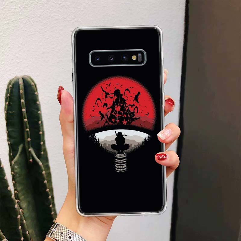 

Наруто Учиха Итачи для Samsung Galaxy S10 Plus S20 FE S21 S22 Ultra чехол для телефона S10E S8 S9 + S7 Edge J4 корпус в виде ракушки Samsung S10 Plus
