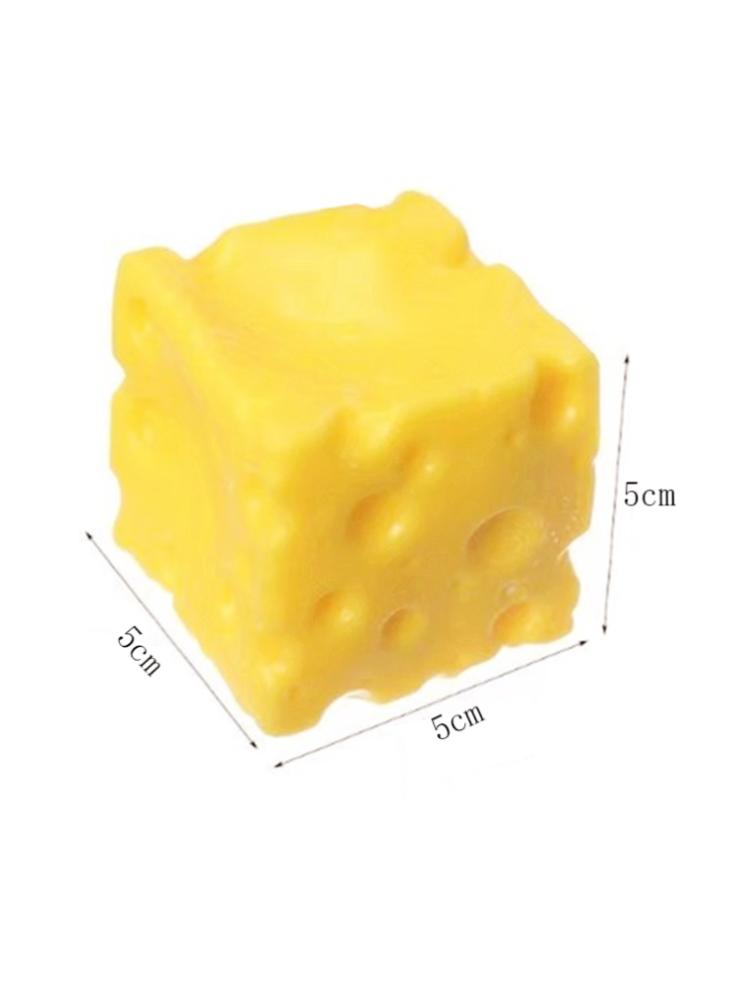 

1 шт. Кубик Сыр Сжималки Игрушки Медленное Восстановление Надавливание Снятие Стресса Сенсорная Игрушка Медленное Восстановление Формируемая Выпускающая Пар Мяч Для Детей Подарки