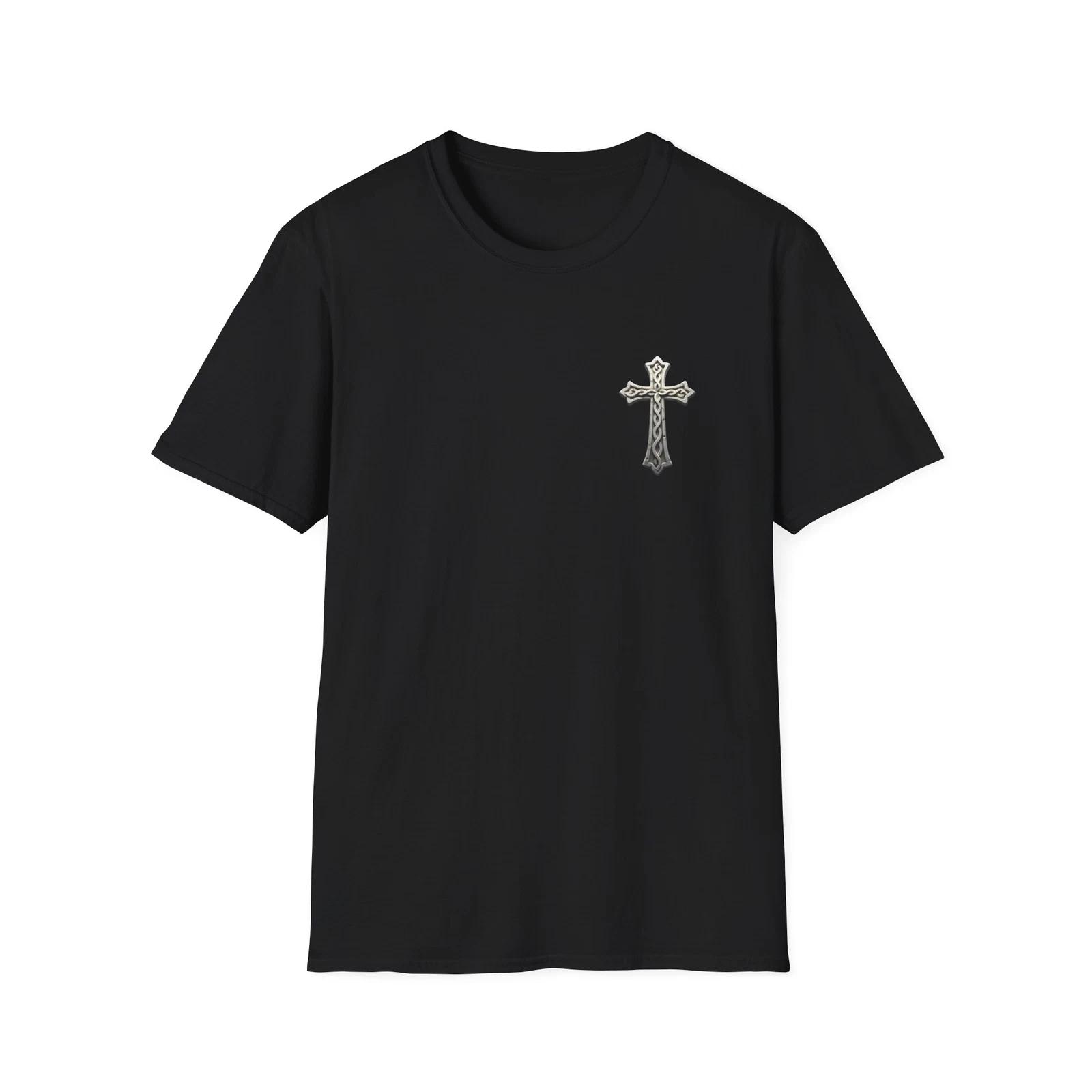 Faith-Inspired Unisex Softstyle T-Shirt, Spiritual Cross Tee, Christian Apparel, S